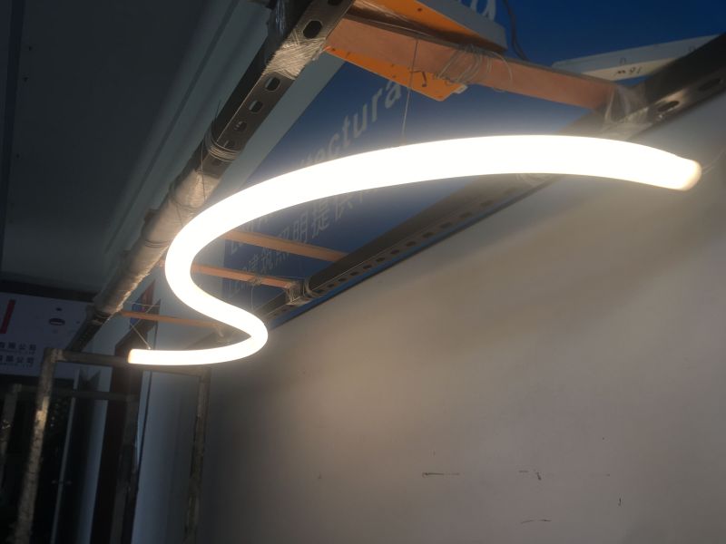 Curve light with 360 degree illumination decorative indoor light LL0176S