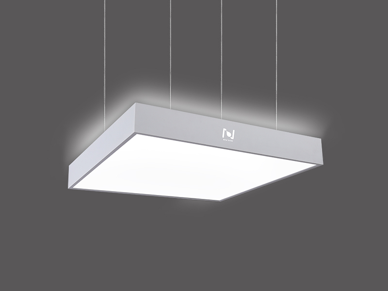 Direct indirect square pendant light LED commercial ligthing LL0185UDS-50W