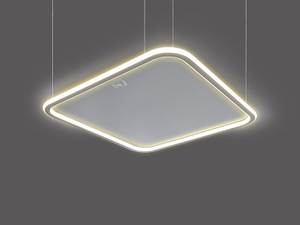 Square Decorative Pendant Lighting Fixture LL0214AS